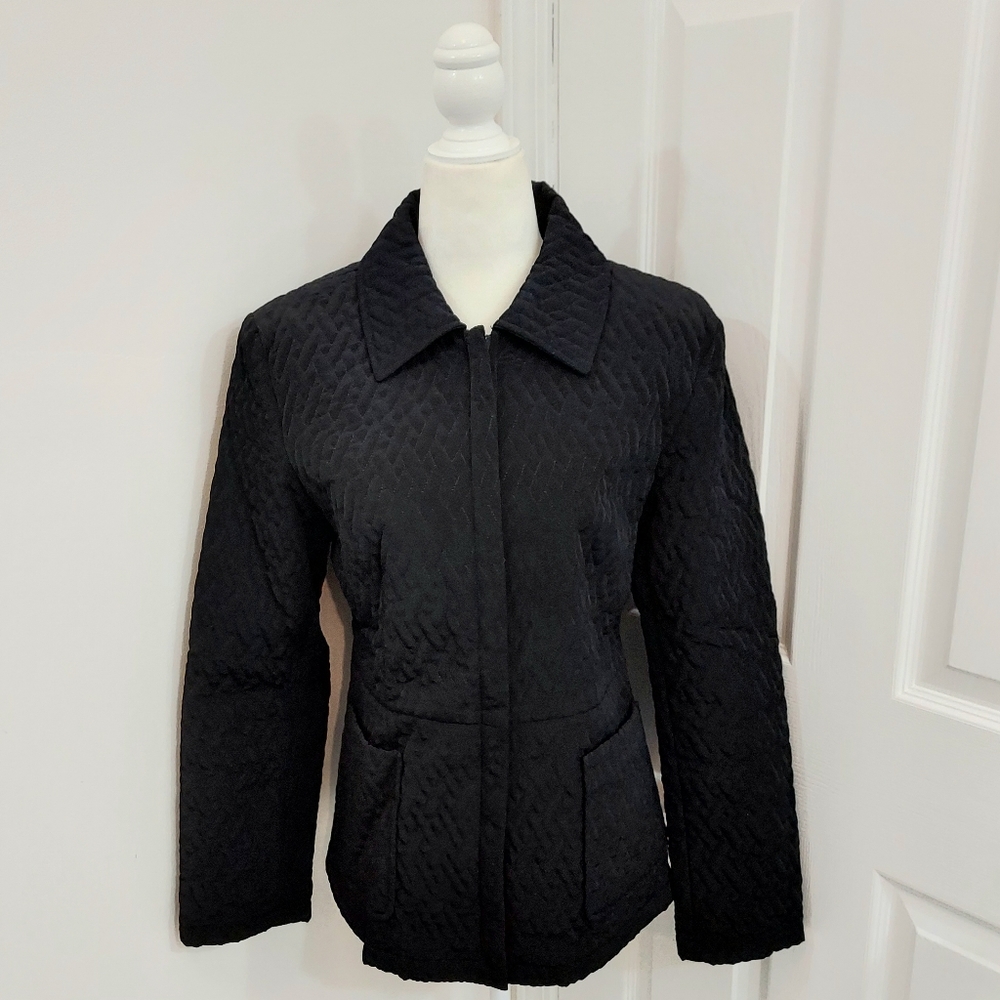 Esprit Soft Quilted Black Coat